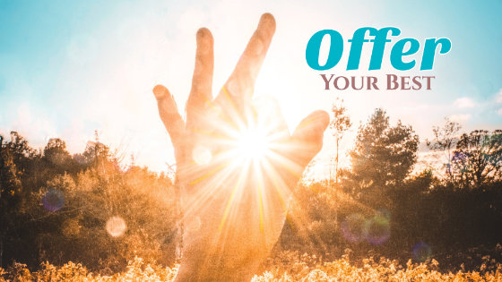 069 Offer Your Best